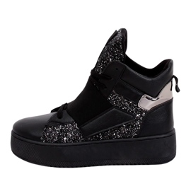 Sorte sneakers LA56 Sort