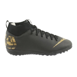 Nike Mercurial SuperflyX 6 Academy Gs Tf Jr AH7344-077 fodboldsko sort
