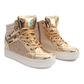 Varme Y-25 Golden Sneakers gylden