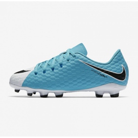 Nike Hypervenom Phelon Iii Fg Jr 852595 104 blå sko