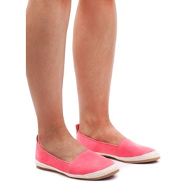 Suede Ballerinas Espadrilles 889-103 Pink lyserød