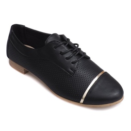 Women's Openwork Jazz Sko 6-154 Sort