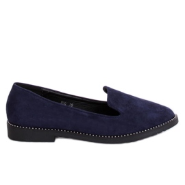N90 Blå marineblå loafers marine blå