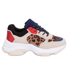 Flerfarvede sportssko YY-01 Leopard flerfarvet