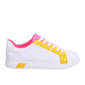 Dame sneakers W-3116 Gul hvid flerfarvet