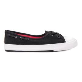 J. Star Stilfulde lave sneakers sort