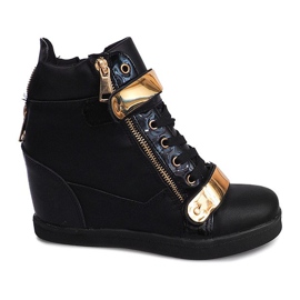 Wedge Sneakers A89 Sort