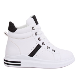 Hvide CB-19078 WHITE / SORT sneakers
