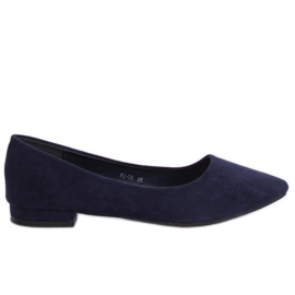Ballerinaer med mandeltæer marineblå RC-76 Navy marine blå
