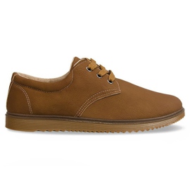 Klassiske Brogues -støvler 1307 Camel brun