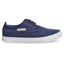 Tekstil Casual Sneakers Y011 Blå