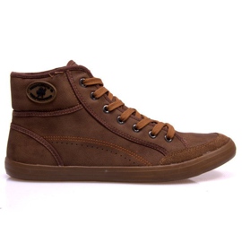 Høje sneakers 201 Camel brun