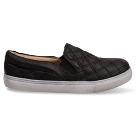 Quilted Slip On 9033 sorte Slip-On sneakers