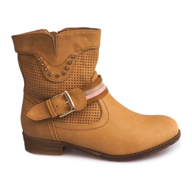 Åbent støvletter Cowboy HC230 Camel brun