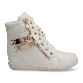Sneakers Sneakers On Wedge Støvler Ovye WF100 Hvid