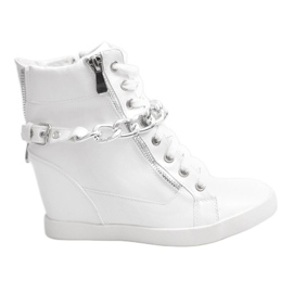 Støvler Sneakers On Wedge 8089 Hvid