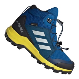 Sko adidas Terrex Mid Gtx Jr BC0596 sort blå grøn
