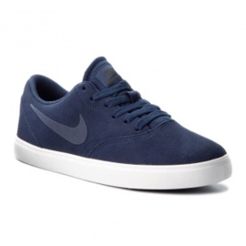 Nike Sb Check Suede Jr AR0132-400 sko marine blå