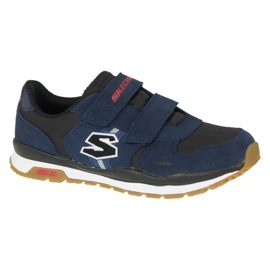 Skechers Throwbax Jr 97360-NVBK Sko marine blå