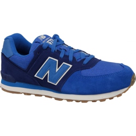 New Balance W KL574ESG sko marineblå
