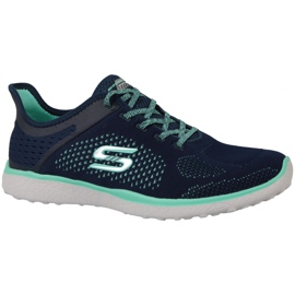 Skechers Microburst W 23327-NVGR Sko grå flerfarvet