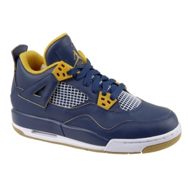 Nike Jordan 4 Retro Bg Jr 408452-425 marine blå