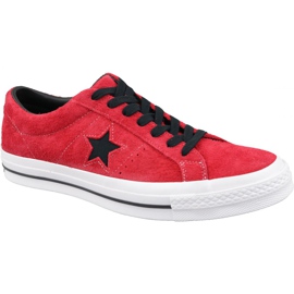 Converse One Star M 163246C røde sko
