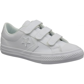 Converse Star Player Ev Ox Jr 651830C sko hvid