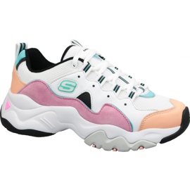Skechers D'Lites 3.0 Zenway W 12955-WPKB Sko hvid flerfarvet