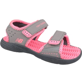 New Balance Jr K2004PKG grå sandaler lyserød
