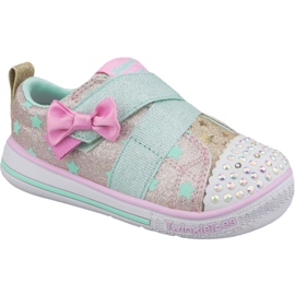 Skechers Twinkle Play Jr 20138N-GDMT sko flerfarvet gul