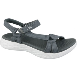 Skechers On The Go 600 15316-CHAR grå sandaler