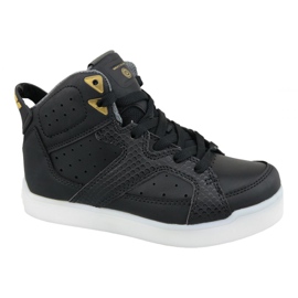 Skechers E-Pro Street Quest Lights Jr 90615L-BLK sort