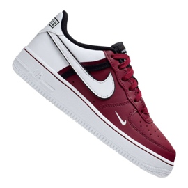 Nike Air Force 1 LV8 2 Jr CI1756-600 hvid rød