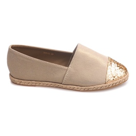 Linned Espadrilles 761-1 Khaki Sneakers flerfarvet grøn
