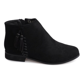 Ruskind støvletter Boho 99-8 sort