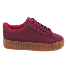 Creepers Støvler På AM-1101 Røde Platform