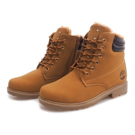 Isolerede tømmerstøvler BED01 Camel brun
