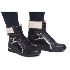 Varme sneakers RY93022-1 Sort