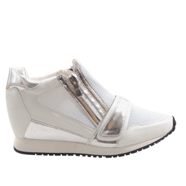 Moderigtige simple sneakers SK48 hvid
