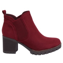 Maroon 8B879 Wine Jodhpur støvler rød