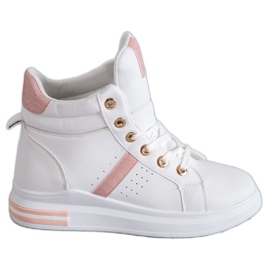 SHELOVET Hvide sneakers til kvinder
