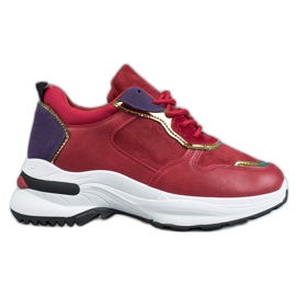 SHELOVET Casual sneakers rød