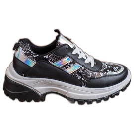 SHELOVET Sort Snake Print Sneakers