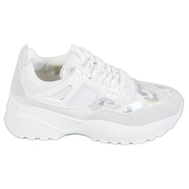 SHELOVET Hvide sneakers Moro