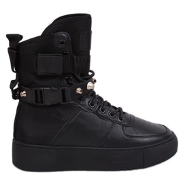 Sort Y-025 Sorte sportssko