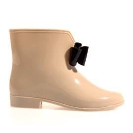 Wellington støvler med sløjfe Y014 Beige