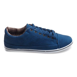 Moderigtige høje sneakers TL345 marineblå marine blå