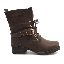 Workery 6616 Khaki støvler grøn