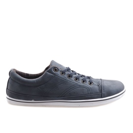 Moderigtige høje sneakers TL345 marineblå marine blå